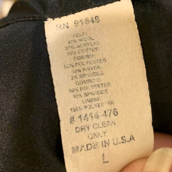 Waverly Grey Tweed Mid-Length Wool Coat with Leather Trim - Picture 7 of 12